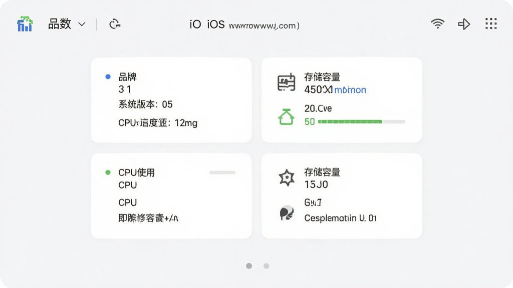 ��׿IOS�豸������ �����������ͼ����������չʾ�ֻ�Ӳ��������Ƭ������Ʒ�ơ�ϵͳ�汾��CPUʹ���ʡ��洢��������Ϣ�����ּ��������ǳɫ��������ƽ����Ʒ��ϸ�ڸɾ����߻���