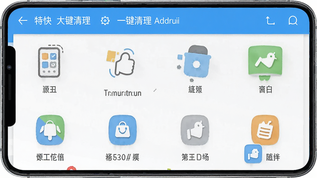 特快一键清理 安卓版 功能界面