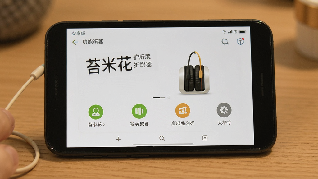苔米花护听器 安卓版 功能界面