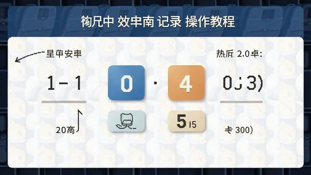 Inflight 比分记录操作教程 安卓版
