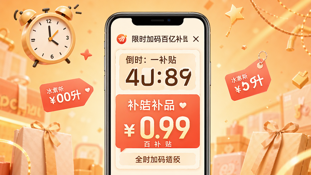 ����ʡǮ���ڲ�����ʱ���벹���ҳ�棬����Ϊ�ֻ���Ļ��ʾ����ʱ�Ͳ���������Ϊ�����ֻ�չʾ������Ϊ������Χ��ůɫ�����Ű�ͻ���Ż��������֣����Ϊ���̴����磬ϸ�ڰ���ʱ��ͼ����ۿ۱�ǩ��������������������Ԫ��