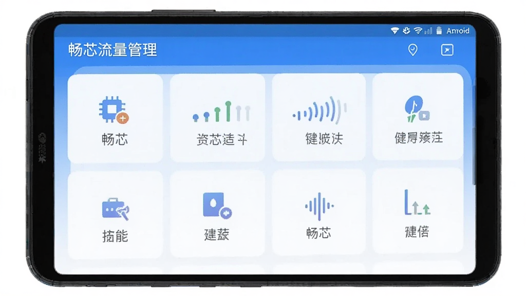 畅芯流量管理 功能界面 安卓版