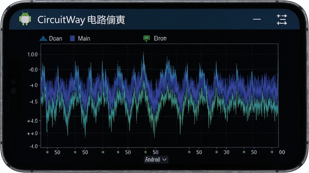 CircuitWay 电路仿真 安卓版 波形图