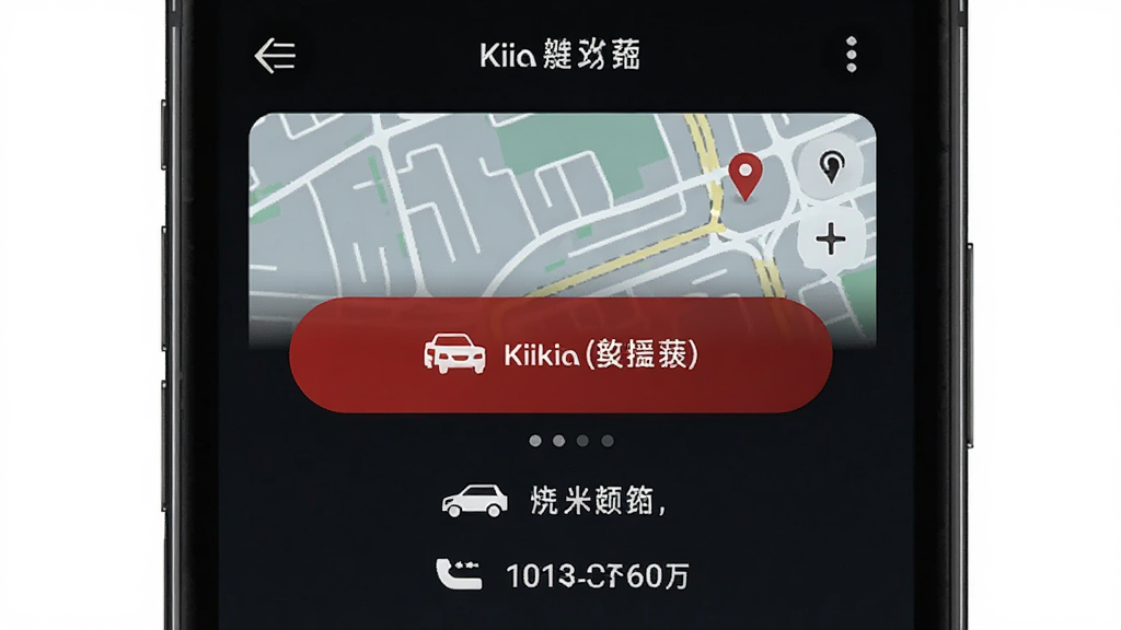 ����KiaӦ����һ����Ԯ���ܽ��棬����Ϊ�ֻ���Ļ��ʾ��Ԯ��ť�͵�ͼ��λ������Ϊ�����Ű棬���Ƽ��У�ϸ�ڰ�������ͼ�����ϵ�绰�������������ɾ����޶���Ԫ��