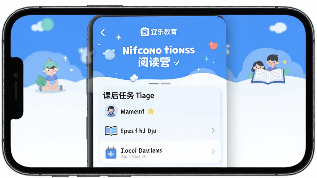 ���ֽ���App�����ͼ���ֻ���Ļ��ʾӢ���Ķ�Ӫ�Ϳκ������б�����ɫ��ɫ������ͨ�廭��񣬲����������Ű����࣬����ɾ����޶���Ԫ�أ����廭��