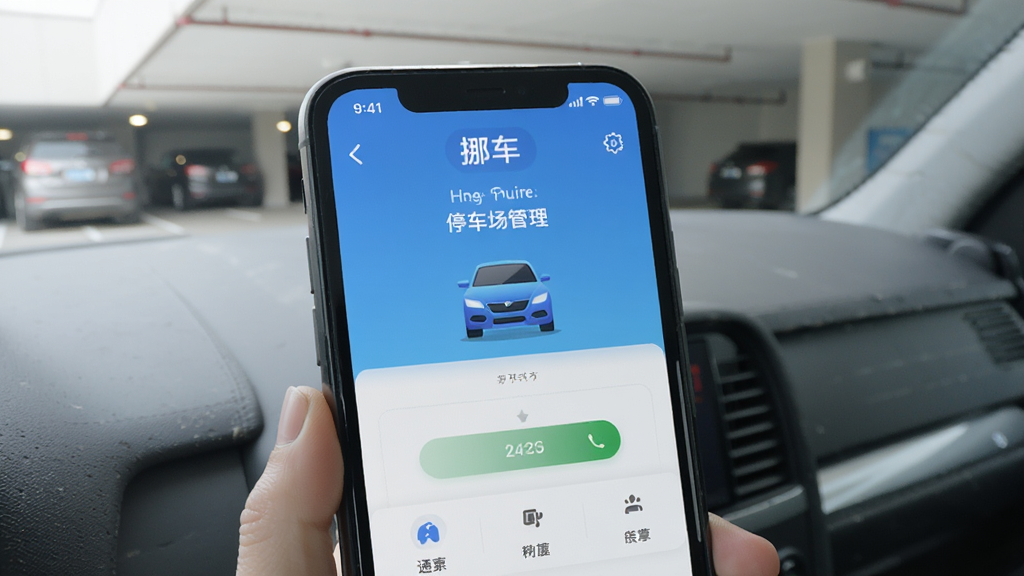 Ųһ�³�ͣ��������APP����չʾ