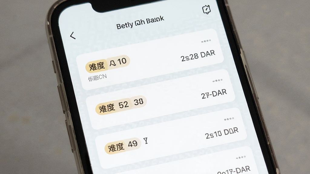 Betly 倍拓线路打卡界面,主体为手机屏幕中显示打卡记录列表,布局为卡片式排列,排版整齐,风格清新浅色,细节包括难度标签和完成日期,画质清晰,干净,无多余元素