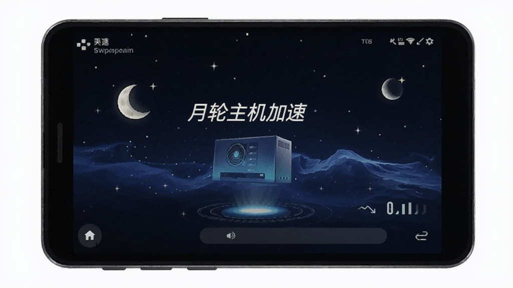 月轮主机加速 功能界面 安卓版