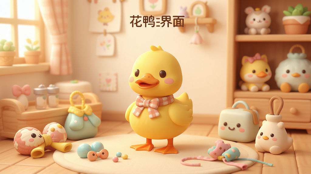 ��ѼӦ��������չʾ��һֻ��ɫСѼվ����ܰ�ķ������Χ�ڷ��Ÿ���װ����ߣ�������У����ּ�࣬�Ű���������ͨ�������ϸ����ͣ����ʸɾ����޶���Ԫ��