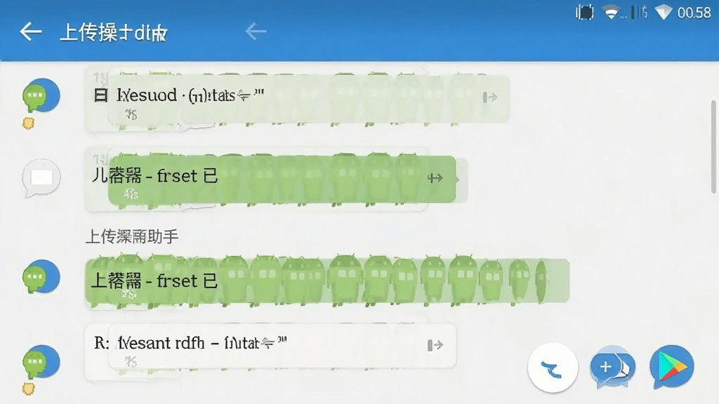 聊天微记录助手 安卓版 上传操作界面
