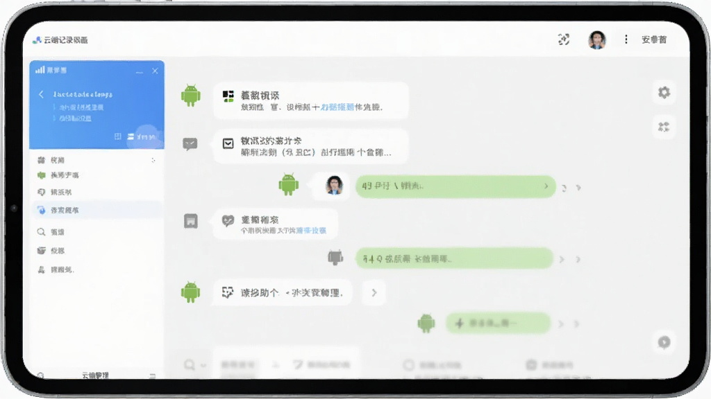 聊天微记录助手 安卓版 云端管理界面