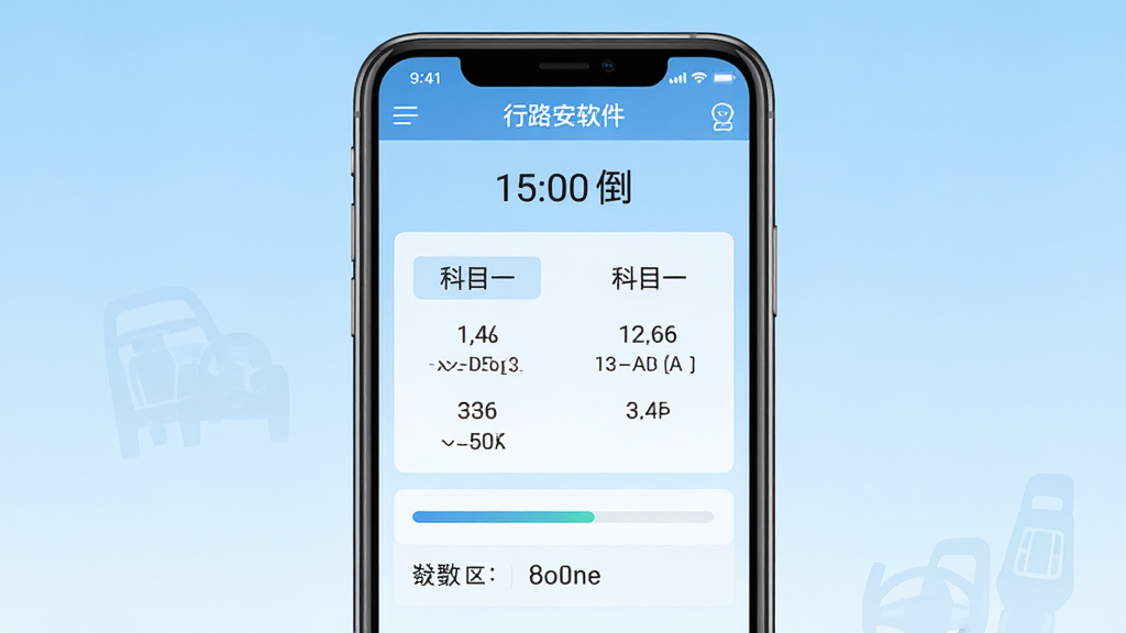 ��·����������ģ�⿼�Խ��棬�ֻ���Ļ����չʾ��Ŀһѡ�����뵹��ʱ������Ϊǳ��ɫ���䣬���ּ������������ִ���ƽ��ϸ�ڰ������⿨�������������ʾ�����ʸ���ɾ��޶���Ԫ��