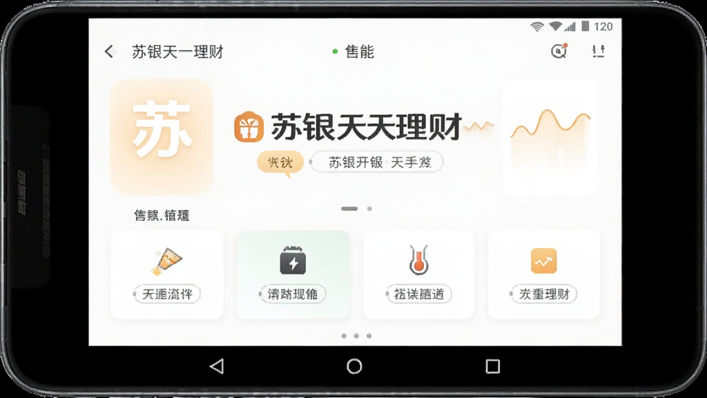 苏银天天理财 功能界面 安卓版