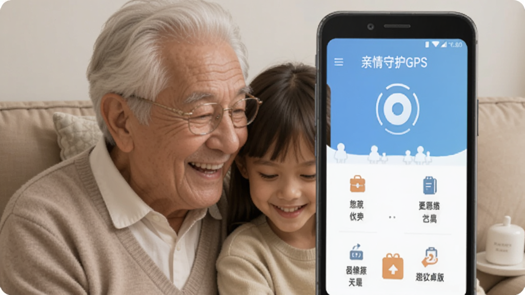 老人儿童亲情守护GPS 安卓版 功能界面