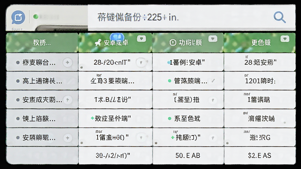 微聊天记录手机端备份 安卓版 功能表格