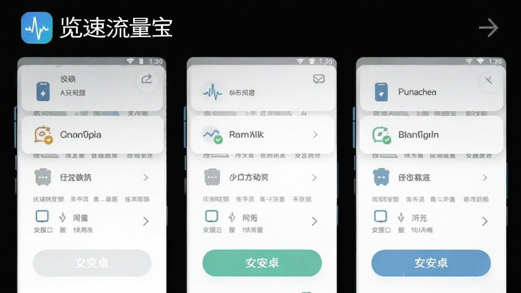 览速流量宝 应用流量排行 安卓版 功能界面