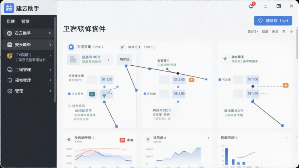 建云助手 安卓版 工程项目管理软件界面