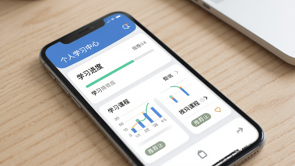 �������App����ѧϰ���Ľ��棬����Ϊ�ֻ���Ļչʾѧϰ�������Ƽ��γ̣����ֿ�Ƭʽ���У��Ű����룬��������Լ��ϸ�ڰ���������������ͼ�����Ƽ���ǩ�����ʸ��壬�ɾ����޶���Ԫ��