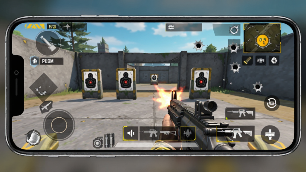 PUBGM FLASH��װ��������������������������Է�ѵ�������棬����Ϊ�ֻ�������ʾ���ѵ������������Ϊ��һ�˳��ӽǣ��Ű������λ�������������Ϊдʵ���·磬ϸ����ǹ�ڻ���͵��׺ۼ������ʸ��壬�ɾ����޶���Ԫ��