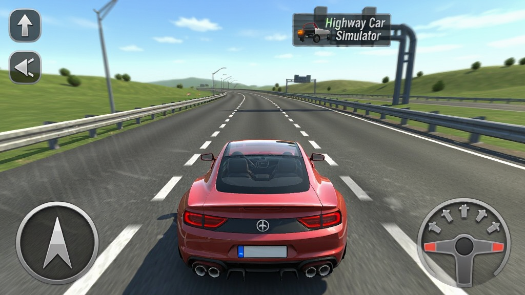 ��·����ģ����С��Ϸ Highway Car Simulator ��Ϸ���� 3D���� ���ٹ�·���� �����˳��ӽ� ������ʻ�� �������� ��������Ⱦ