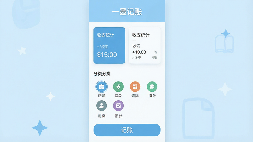 һī����Ӧ�ý��棬��ɫ��Ϊǳ��ɫ���ɫ��������ʾ��һī���ˡ����ֱ��⣬�в�Ϊ��֧ͳ�ƿ�Ƭ�ͷ���ͼ���б����ײ�Ϊ���˰�ť�����ּ�࣬��ƽ����Ʒ��ϸ�����������ʸɾ����޶���Ԫ��
