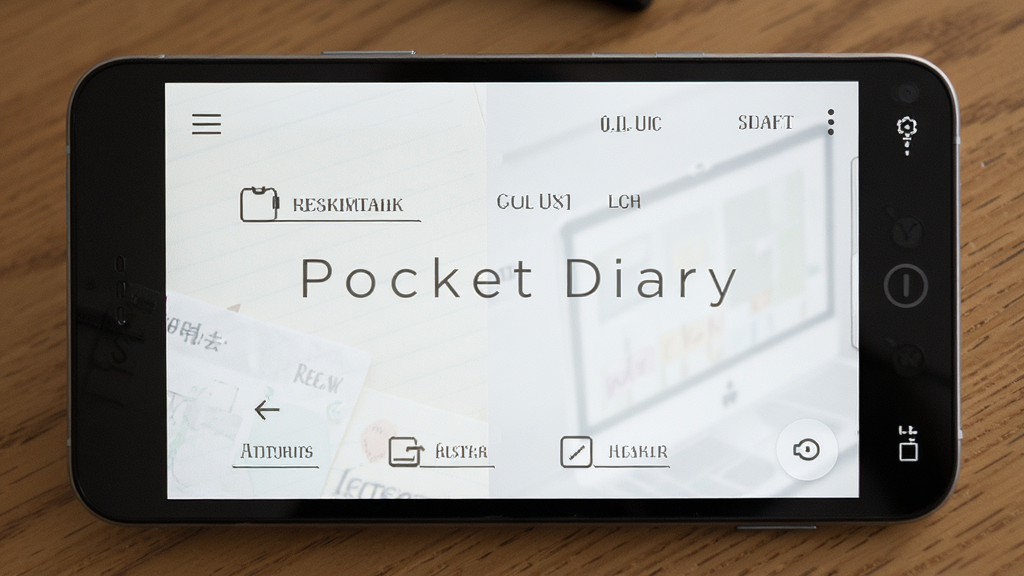 Pocket Diary 安卓版 本地日记应用 界面预览