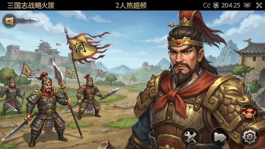 三国志战略版台服 安卓版 游戏界面