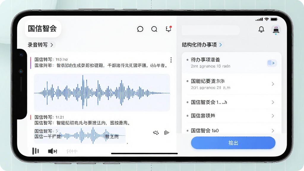��������Ϊ�������ǻᡱApp���棬չʾ���ܼ�Ҫ���ɽ�������Ϊ¼��תд���֣��Ҳ�Ϊ�ṹ�����������б����������ҷ����������ˬ�ִ���ϸ�ڰ������Ʋ���ͼ�͵�����ť�������������ɾ����޶���Ԫ��