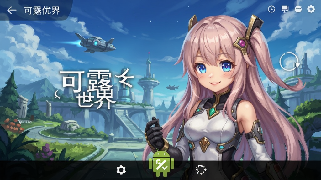 可露优世界 安卓版 系统界面