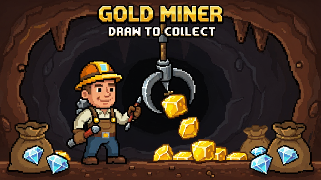 �ƽ�� Gold Miner Draw to Collect������� ��Ϸ���� ����Ϊ�󹤹���ץȡ��� ����Ϊ���¿󶴳��� �Ű���� ��񸴹ſ�ͨ ϸ�ڰ��������ʯ���� �������� �ɾ� �޶���Ԫ��