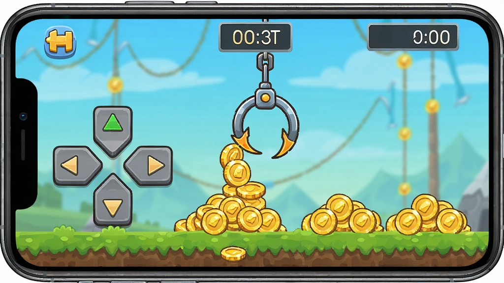 �ƽ�� Gold Miner Draw to Collect������� �淨�������� ����Ϊ��������ƹ��� ����Ϊ�ֻ���Ļ �Ű����� ���������Ϸ ϸ���е���ʱ�ͷ�����ʾ �������� �ɾ� �޶���Ԫ��