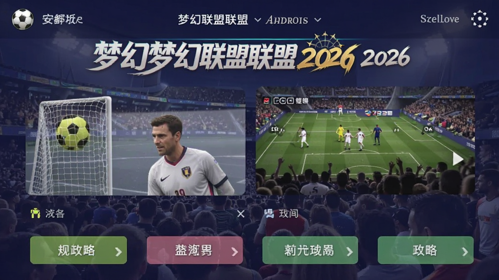 梦幻足球联盟2026 安卓版 攻略界面