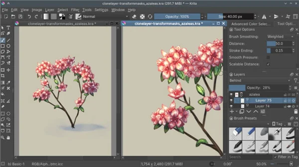 Krita���ذ�װ20265.2.6רҵ���ֻ滭���н�ͼ