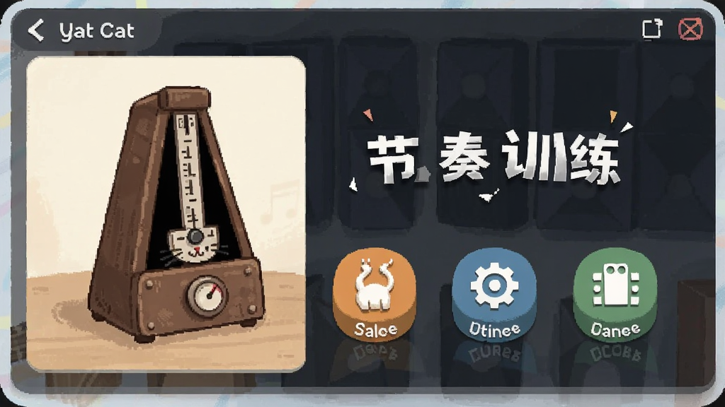 节拍器Cat 节奏训练 功能界面