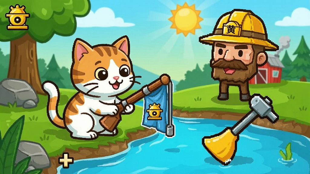 小猫钓鱼 黄金矿工 道具 安卓版