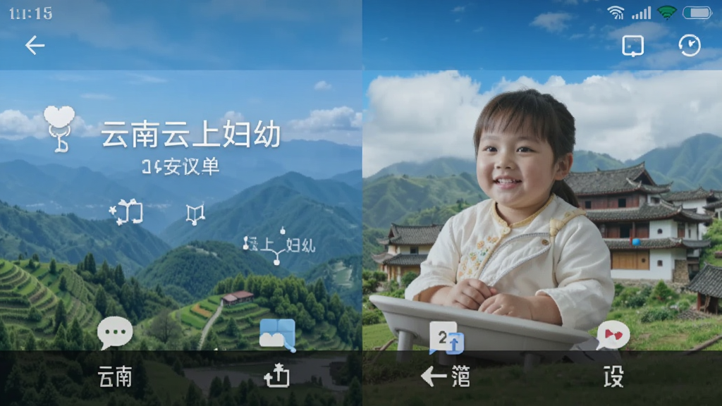 云南云上妇幼 安卓版 功能界面截图