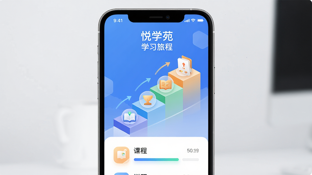 ��ѧԷAPPѧϰ�ó̽���չʾ������Ϊ�ֻ���Ļ�г��ֽ���ʽѧϰ·��ͼ�����־��У��Ű�����������ִ���Լ����ϸ�ڰ����γ�ͼ��������������ʸ��壬�ɾ��޶���Ԫ��