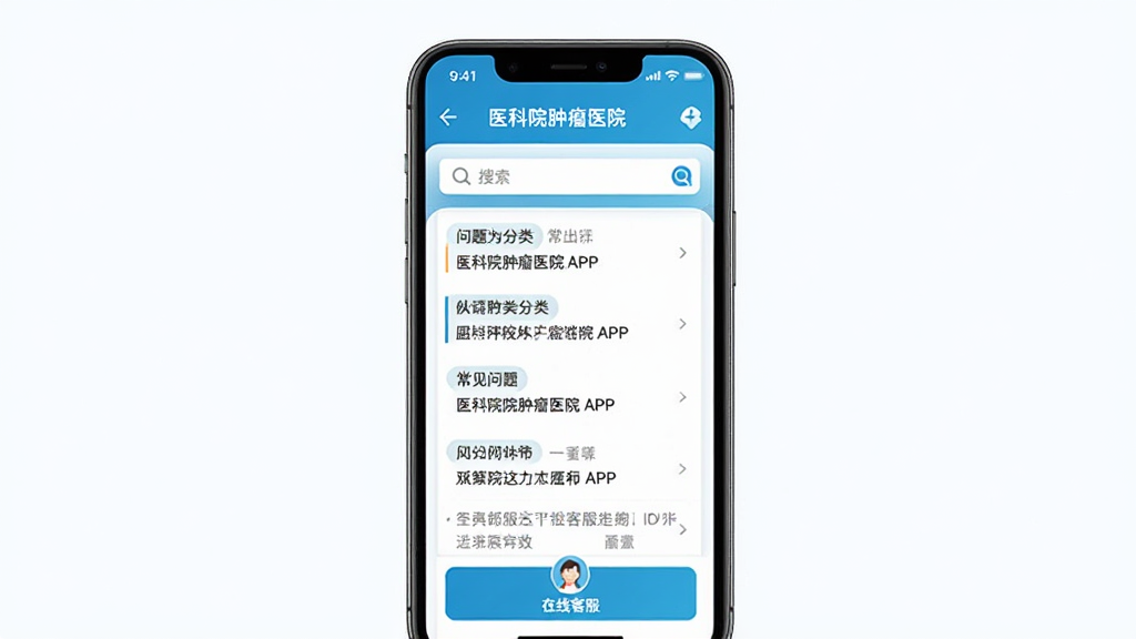 ҽ��Ժ����ҽԺAPP�ͷ���������棬����Ϊ�ֻ���Ļչʾ���������б������߿ͷ���ڣ�����Ϊ�����ֻ�չʾ���Ű����������Ϊ���ҽ�Ʒ��ϸ�ڰ�����������ǩ�������򡢿ͷ�ͷ��ͼ�꣬���ʸ��壬�ɾ����޶���Ԫ��