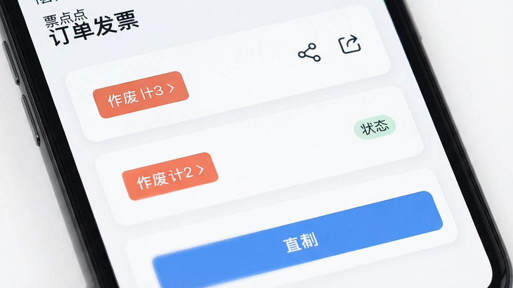 Ʊ��㶩����Ʊ�������棬����Ϊ�ֻ���Ļչʾ��Ʊ�б��������ť�����ֲ��ÿ�Ƭʽ���У��Ű����룬���Ϊ��ˬǳɫϵ��ϸ�ڰ������ϰ�ť������ͼ�ꡢ״̬��ǩ�������������ɾ����޶���Ԫ��