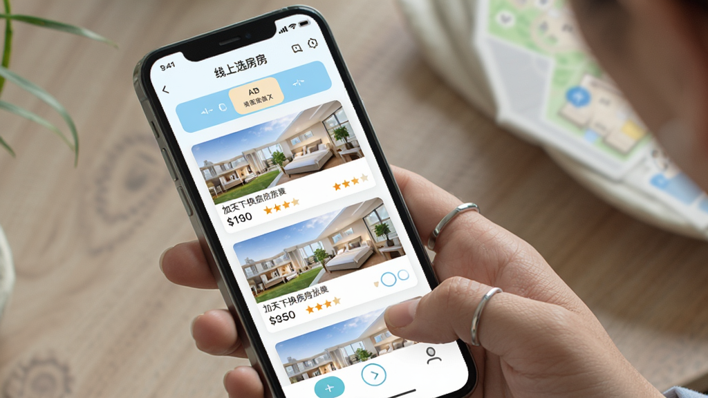 �����»����þ�APP����ѡ��ҳ�棬�ֻ�����չʾ��Դ�б����ͼģʽ�л�����Դ��Ƭ����ͼƬ���۸����֣��û��������ɸѡ������ǳɫ��񣬲�������������ϸ�壬������Ԫ��