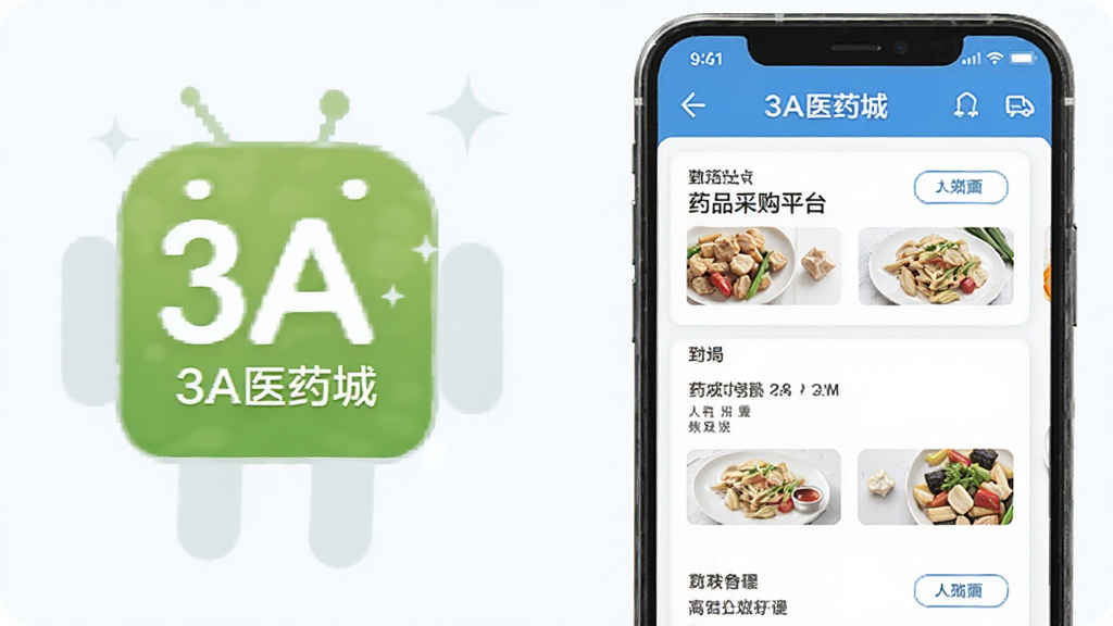 3A医药城 安卓版 药品采购平台 界面