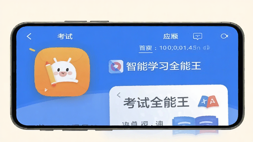 考试全能王 安卓版 智能学习应用界面