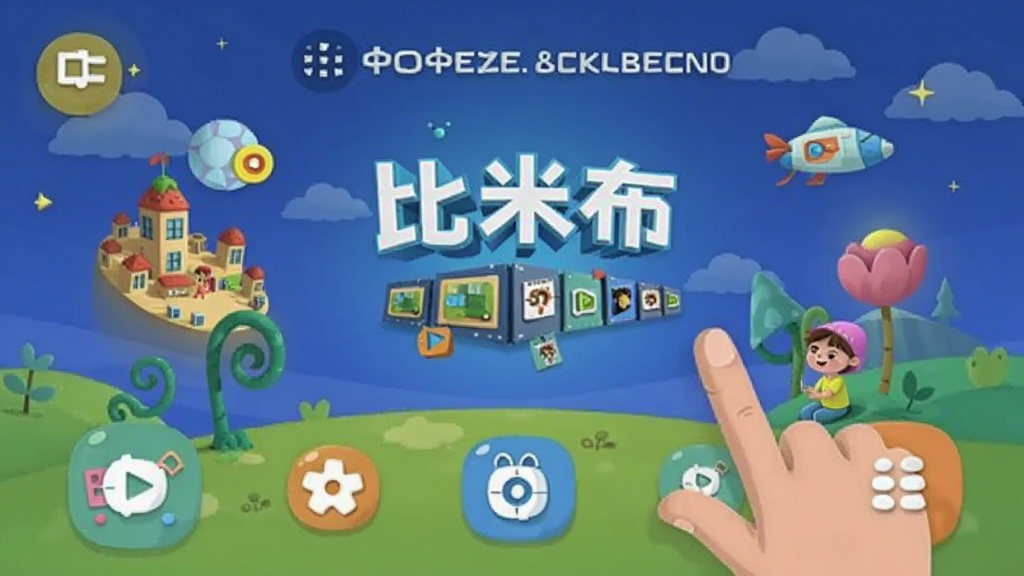 比米布数字世界 儿童数字启蒙应用界面 安卓版