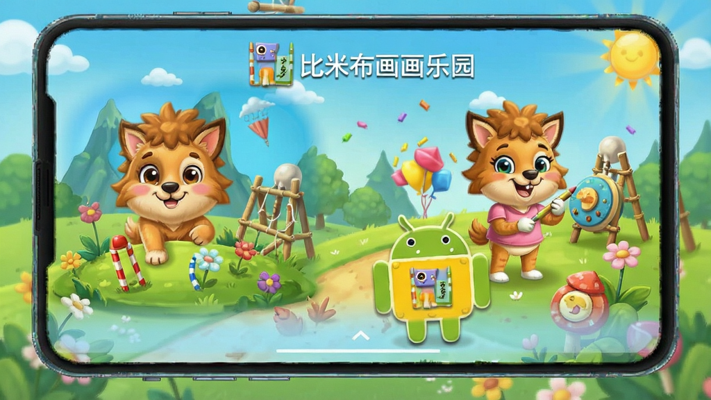比米布画画乐园 安卓版 功能界面展示