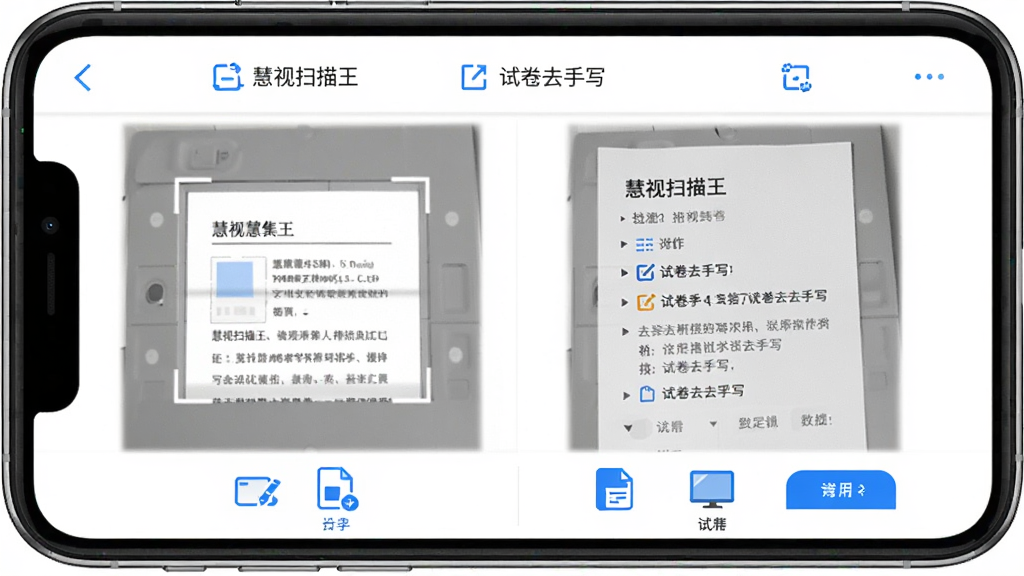 ����ɨ����APP�����ͼ���ֻ���Ļ��ʾ�ĵ�ɨ����Ծ�ȥ��д���ܣ������࣬��ɫ��������ɫͼ�꣬���廭�ʣ��ɾ��޶���Ԫ��