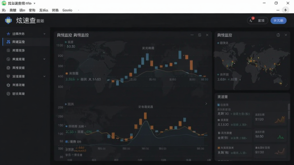 炫速查 安卓版 舆情监控界面