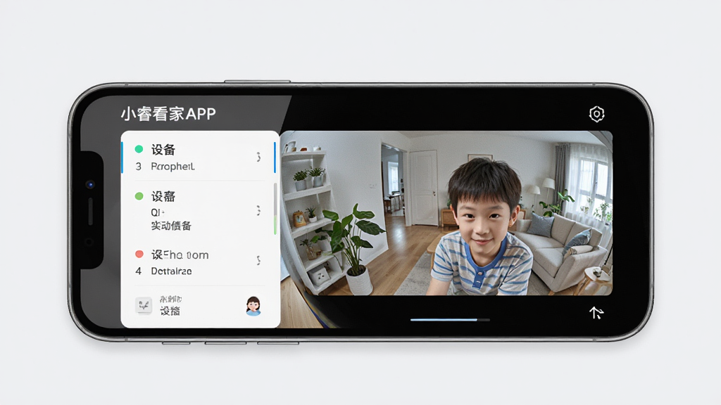 С���APP����չʾ������Ϊ�ֻ���Ļ��ʾ����ͷ��ػ��棬���־��У��Ű��࣬����ִ��Ƽ��У�ϸ�ڰ����������豸�б���ʵʱ��Ƶ���ڣ����ʸ��壬�ɾ����޶���Ԫ��