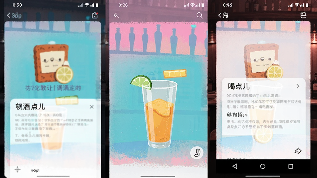 喝点儿app调酒软件界面预览 安卓版