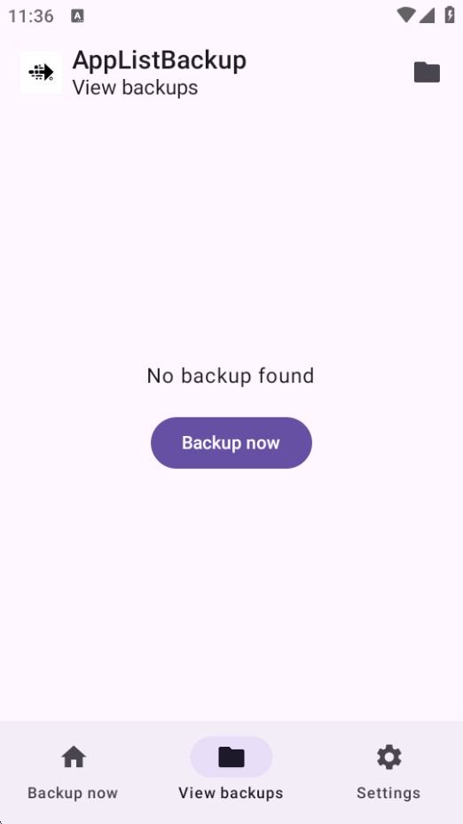 AppListBackup�б�����app2.0.2 ��׿���°����н�ͼ