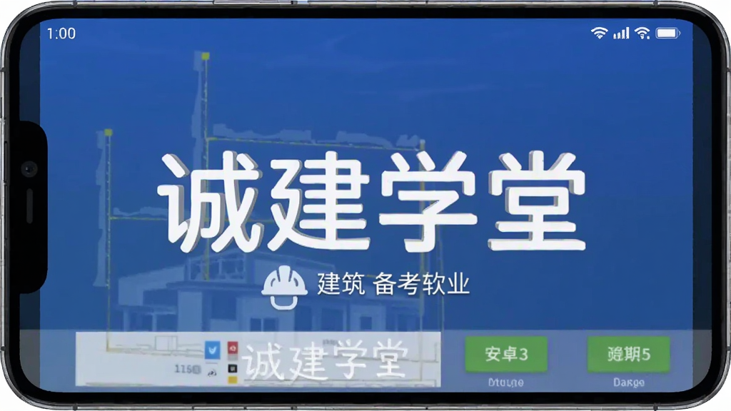 诚建学堂 安卓版 建筑备考软件截图